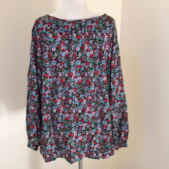Levi’s 2X floral long sleeve front button blouse - Picture 4 of 12
